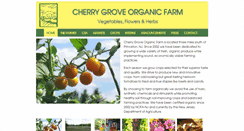 Desktop Screenshot of cherrygroveorganic.com